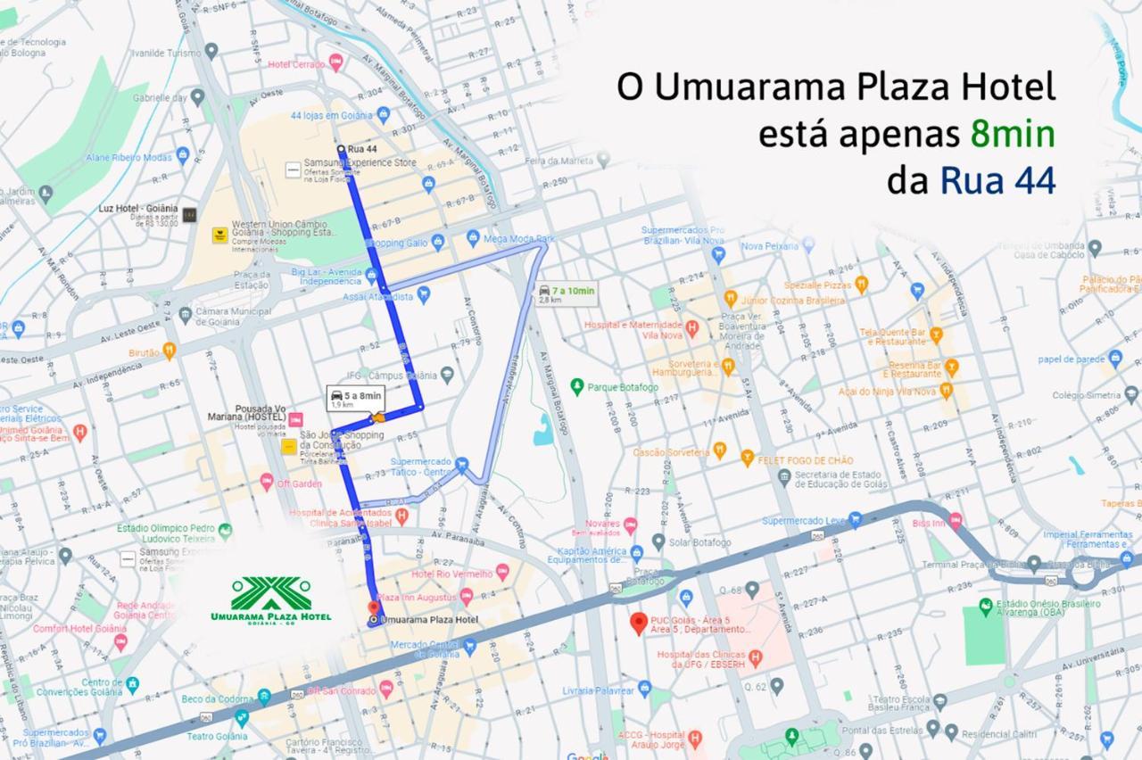 Umuarama Plaza Hotel By Castelo Itaipava جويانيا المظهر الخارجي الصورة